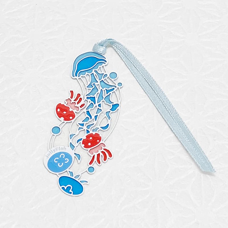 Amazon | 智光 】 ステンドグラス 風 ブックマーカー (しおり) CD 海の